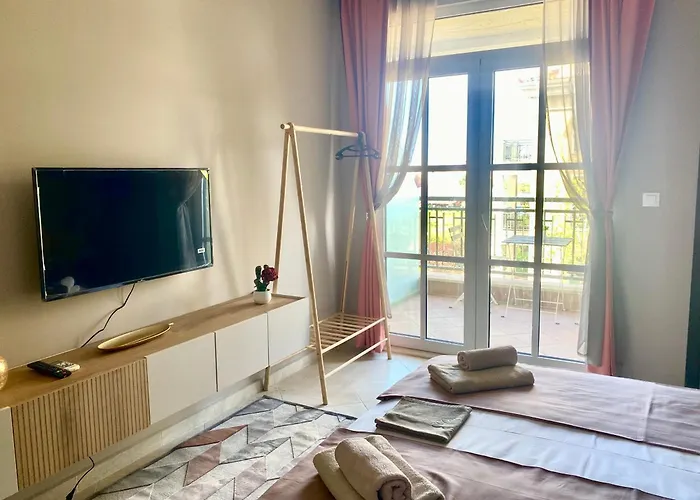 и студия в комплекс Flores Garden Appartamento Chernomorets